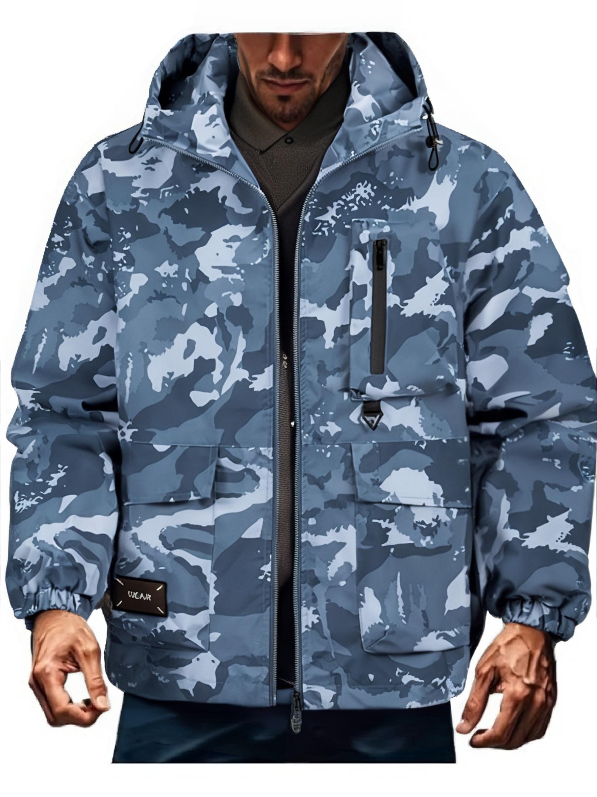 Men s Hooded Camouflage Jacket, Fashionable Waterproof Jacket M синій
Men s Hooded Camouflage Jacket, Fashionable Waterproof Jacket M синій
