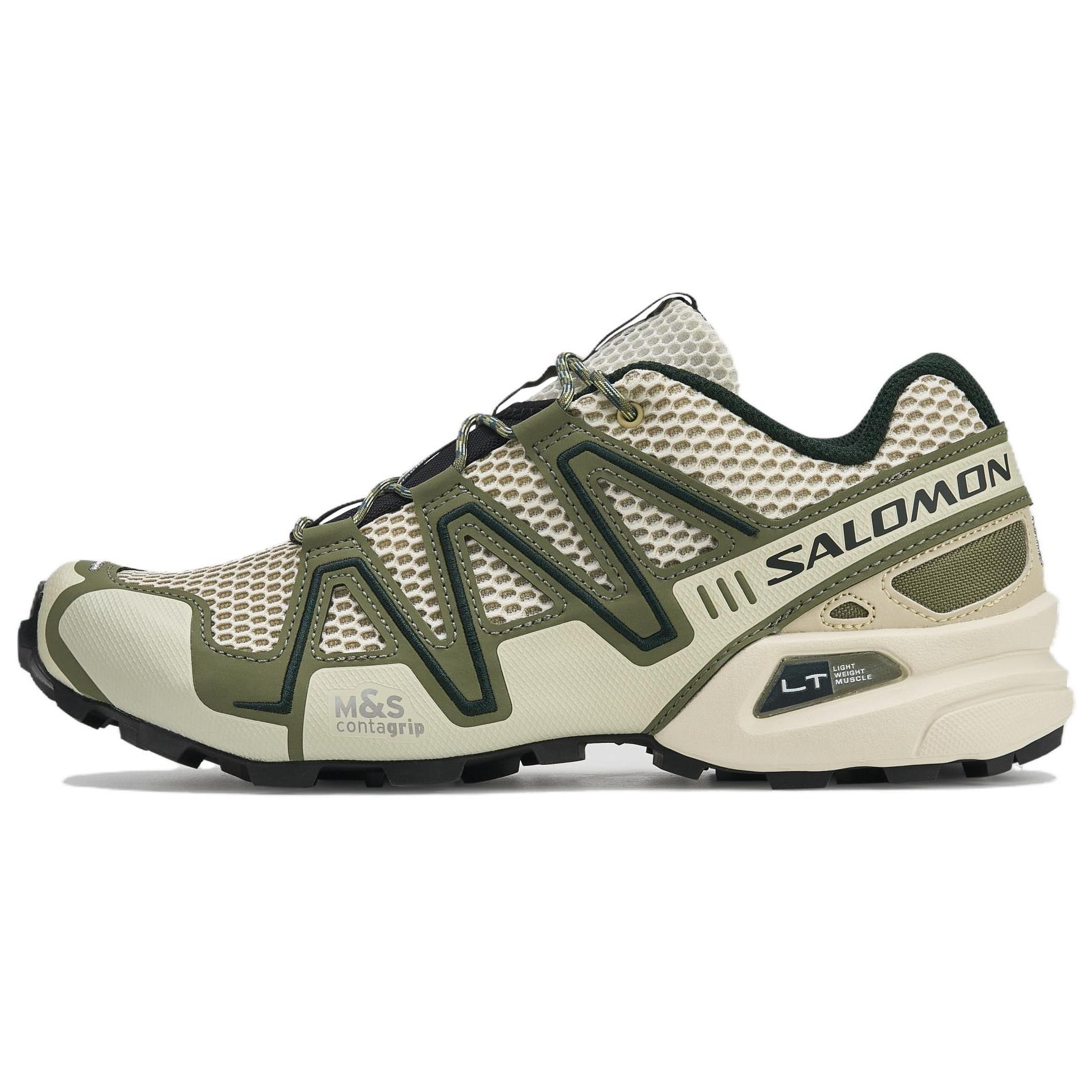 SALOMON Speedcross 3 Running Shoes Unisex Vanilla Rice/Moss Green/Scarab Black L49235100 42⅔
SALOMON Speedcross 3 Running Shoes Unisex Vanilla Rice/Moss Green/Scarab Black L49235100 42⅔