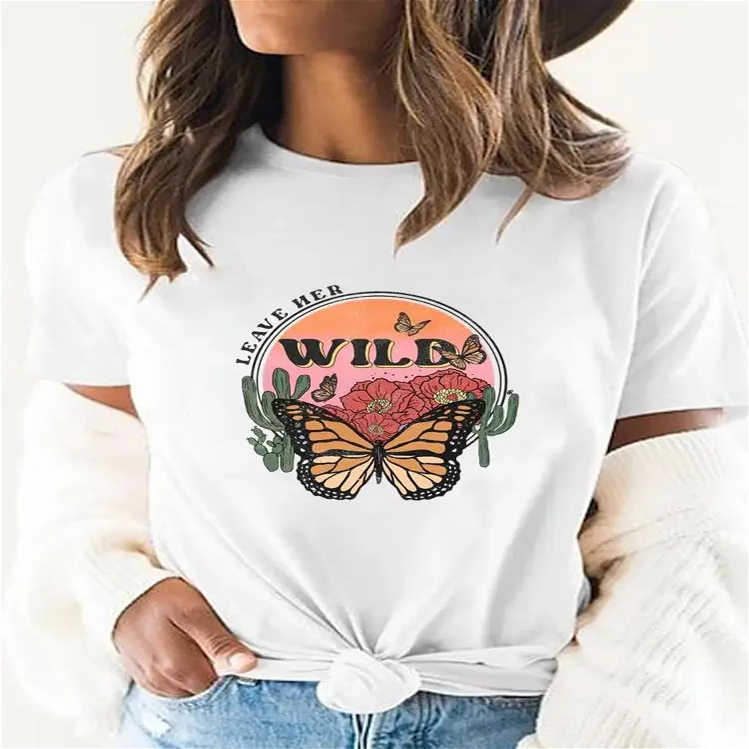 Butterfly Flower Trend 90s Clothing Summer Women Printed Short Sleeve Tee T Female Casual Fashion Clothes Graphic T-shirts XXXXXL білий
Butterfly Flower Trend 90s Clothing Summer Women Printed Short Sleeve Tee T Female Casual Fashion Clothes Graphic T-shirts XXXXXL білий