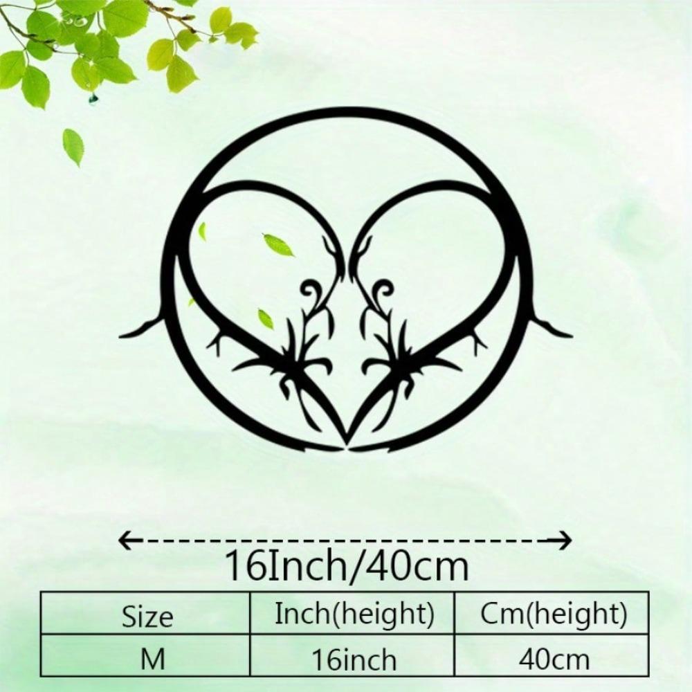 Vintage Heart Shaped Metal Wall Art Iron Powder Coated Christmas Holiday Home Garden Decor Gift
Vintage Heart Shaped Metal Wall Art Iron Powder Coated Christmas Holiday Home Garden Decor Gift