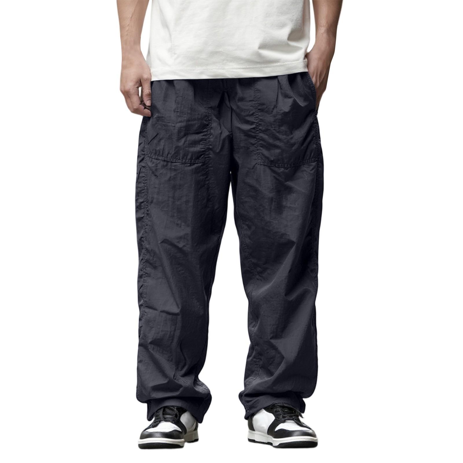 Мужские функциональные брюки, спортивные брюки, прямой крой, свободные и широкие штанины XL чёрный
Мужские функциональные брюки, спортивные брюки, прямой крой, свободные и широкие штанины XL чёрный