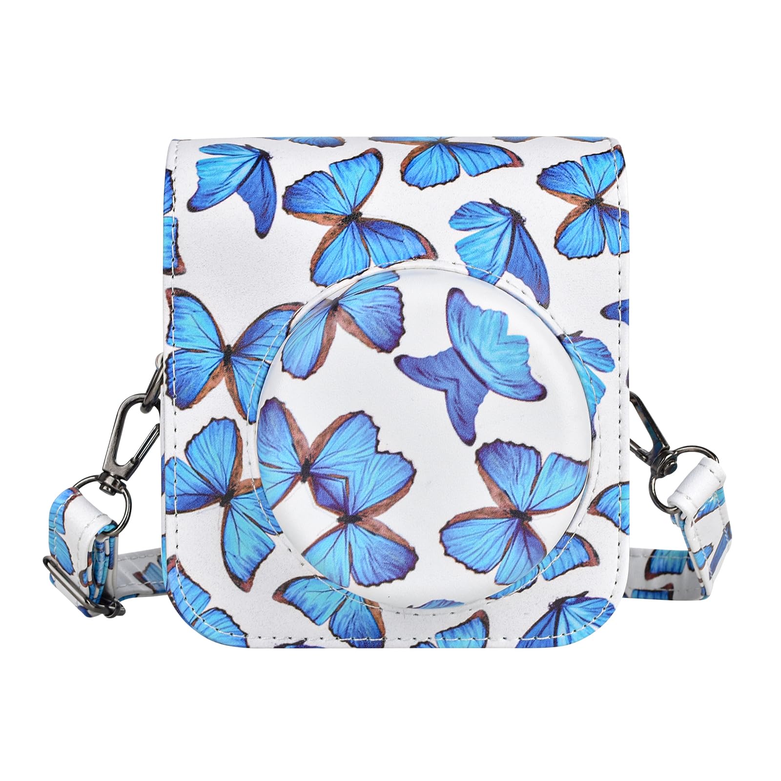 HIYQIN Instax Mini 12 Case, Colorful Butterfly Design Case for Fujifilm Instax Mini 12, PU Leather with Shoulder Strap (Blue Butterfly)
HIYQIN Instax Mini 12 Case, Colorful Butterfly Design Case for Fujifilm Instax Mini 12, PU Leather with Shoulder Strap (Blue Butterfly)