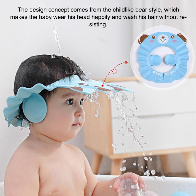 Adjustable Cartoon Baby Shampoo Cap Waterproof Splash Guard Bath Visor Hat Durable Infant Hair Wash Protection For Shower
Adjustable Cartoon Baby Shampoo Cap Waterproof Splash Guard Bath Visor Hat Durable Infant Hair Wash Protection For Shower