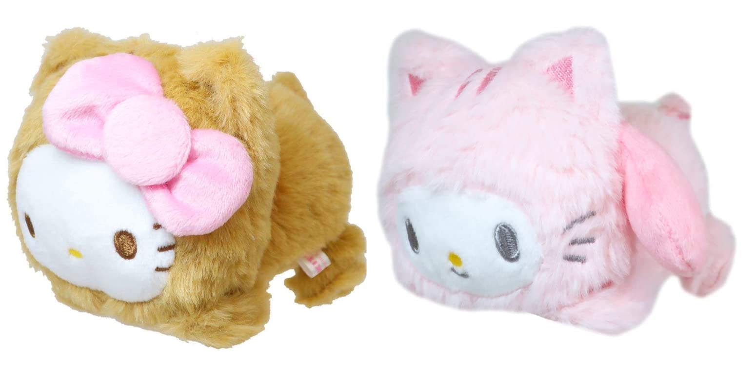 Плюшевая кукла Sanrio Nesoberi 2 Happy Cat Мягкая игрушка Набор из 2 штук (Привет КиттиМоя Мелодия) Общая длина приблизительно. 14см К рота
Плюшевая кукла Sanrio Nesoberi 2 Happy Cat Мягкая игрушка Набор из 2 штук (Привет КиттиМоя Мелодия) Общая длина приблизительно. 14см К рота