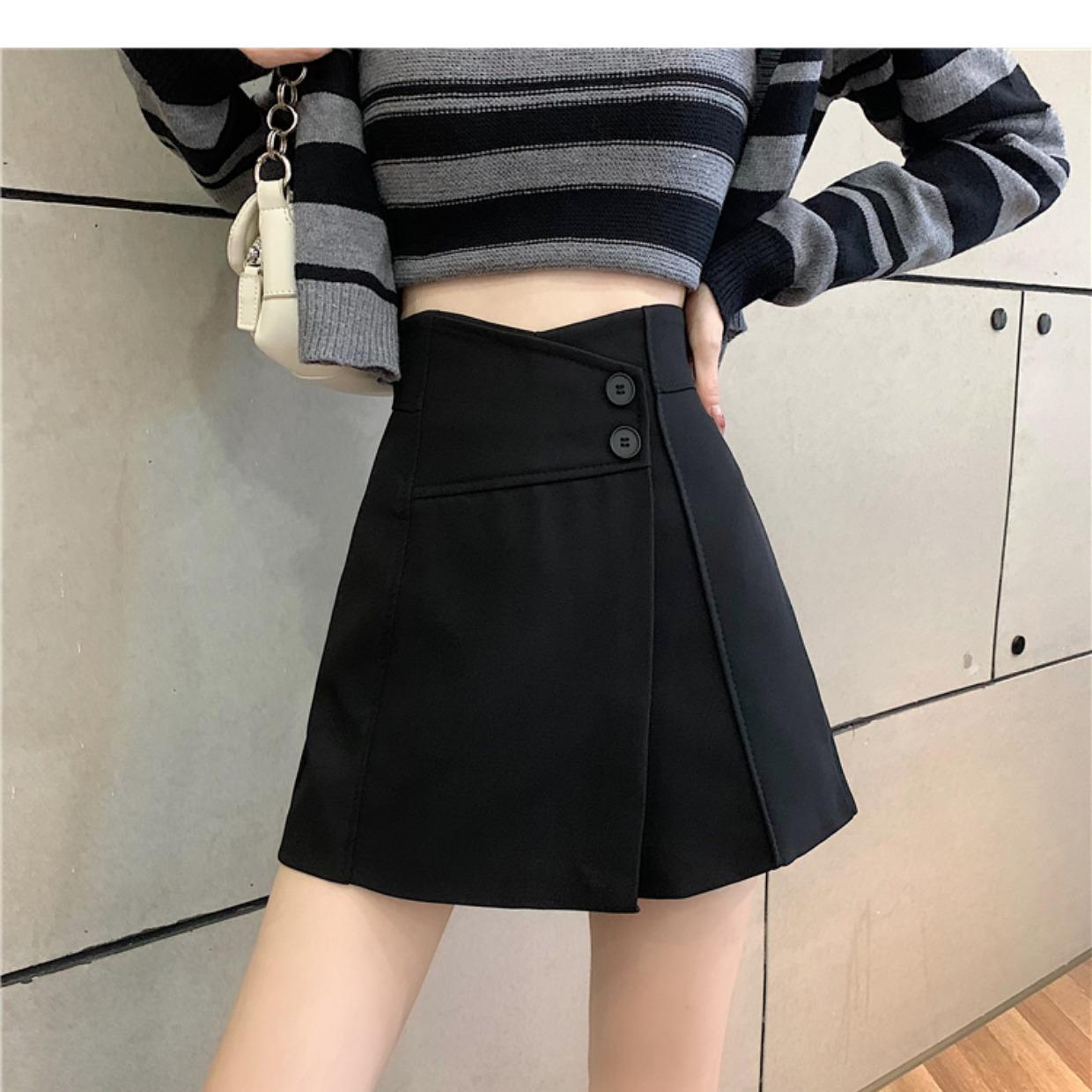 Chic High-Waist Black A-Line Petite Wide-Leg Versatile Skirt with Waist Seal 2XL чёрный
Chic High-Waist Black A-Line Petite Wide-Leg Versatile Skirt with Waist Seal 2XL чёрный