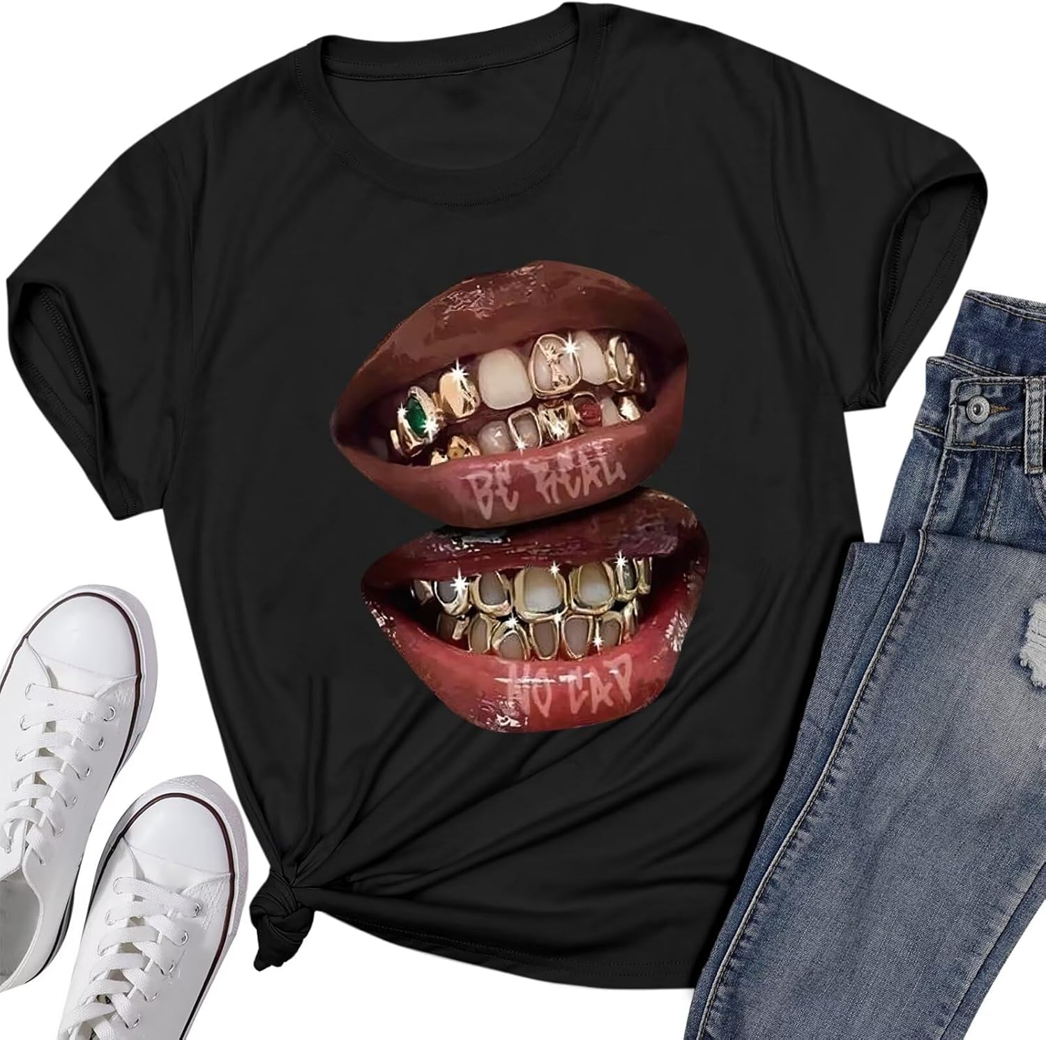Graphic Tees for Women Oversized Lips Printed Shirt Y2k 90s Tshirt Trendy Tops Vintage Cotton Coquettish Clothes 5XL різнокольоровий
Graphic Tees for Women Oversized Lips Printed Shirt Y2k 90s Tshirt Trendy Tops Vintage Cotton Coquettish Clothes 5XL різнокольоровий