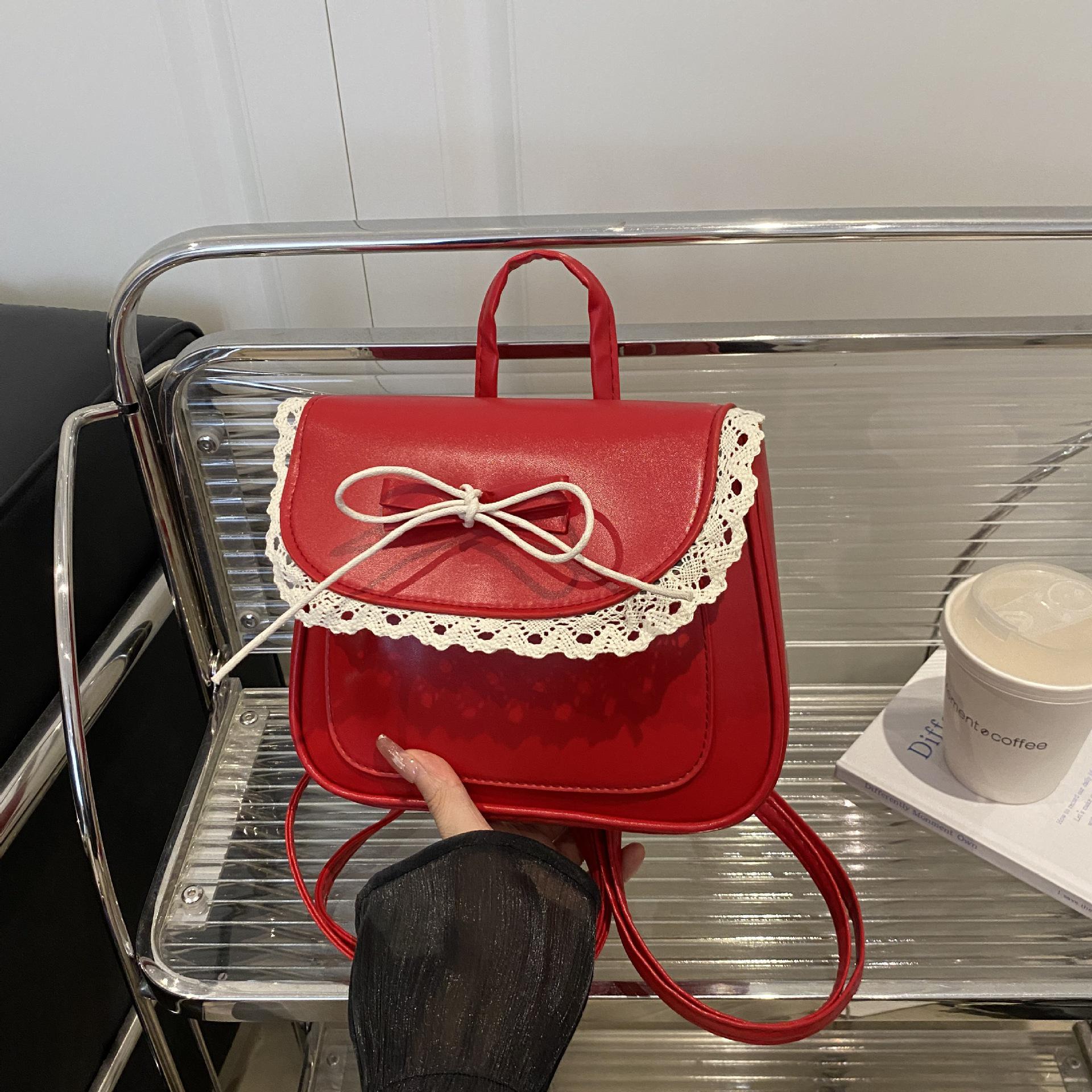 Трендовый женский рюкзак с кружевом-бантом на одно плечо для лета 2025 21*7.5*17.5 красный
Трендовый женский рюкзак с кружевом-бантом на одно плечо для лета 2025 21*7.5*17.5 красный