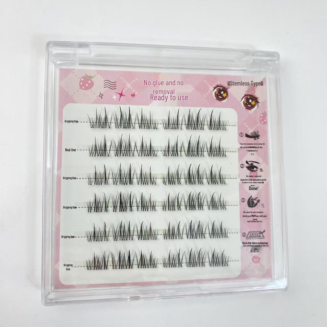 Безстебельні накладні вії Соняшник і колос пшениці : Сумісний з пінцетом, Без клею, Натуральна густота для фотогенічного, густого погляду. Stemless Glue-Free Thick Style 2 Boxes
Безстебельні накладні вії Соняшник і колос пшениці : Сумісний з пінцетом, Без клею, Натуральна густота для фотогенічного, густого погляду. Stemless Glue-Free Thick Style 2 Boxes