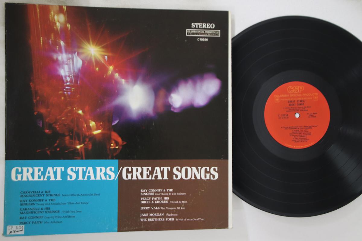 LP Record VARIOUS - Great Stars Great Songs C10256 CSP 1960 US New Age & Easy Listening Used
LP Record VARIOUS - Great Stars Great Songs C10256 CSP 1960 US New Age & Easy Listening Used