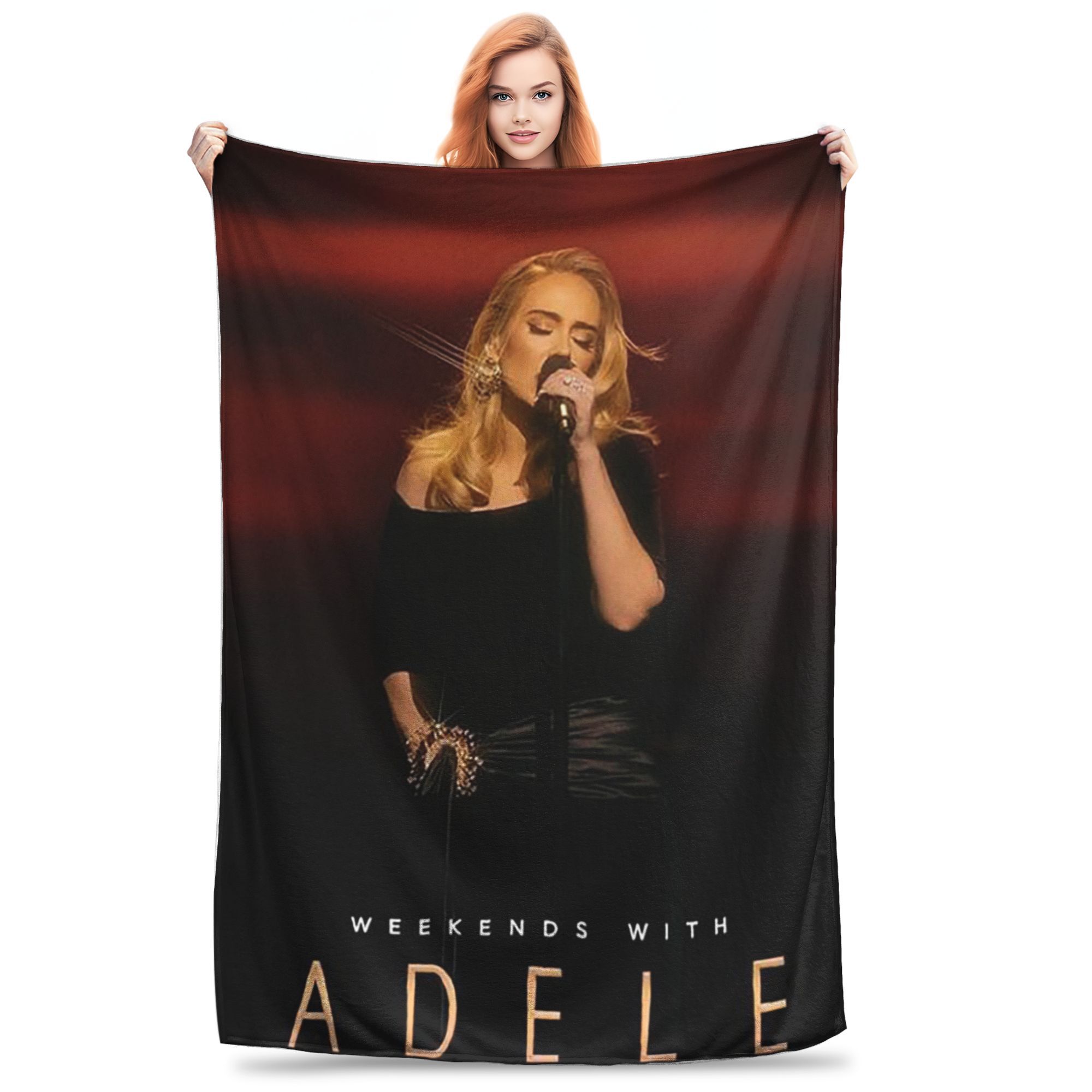 Flannel Throw Blanket Cool Singer Adele Tour 2024 Music Album Warm Plush Blankets Soft Bedding for Living room Home Picnic Sofa 100x150cm
Flannel Throw Blanket Cool Singer Adele Tour 2024 Music Album Warm Plush Blankets Soft Bedding for Living room Home Picnic Sofa 100x150cm