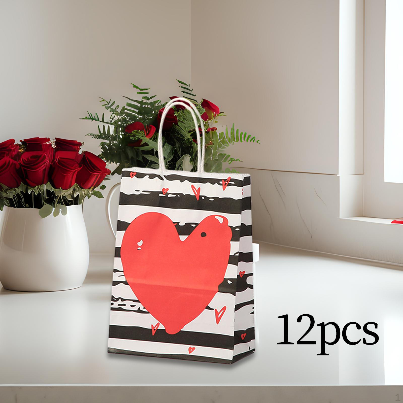 12 Pieces Party Favor Tote Valentine s Day Gift Bag Retail Goods Wrap Boys Girls Black White
12 Pieces Party Favor Tote Valentine s Day Gift Bag Retail Goods Wrap Boys Girls Black White
