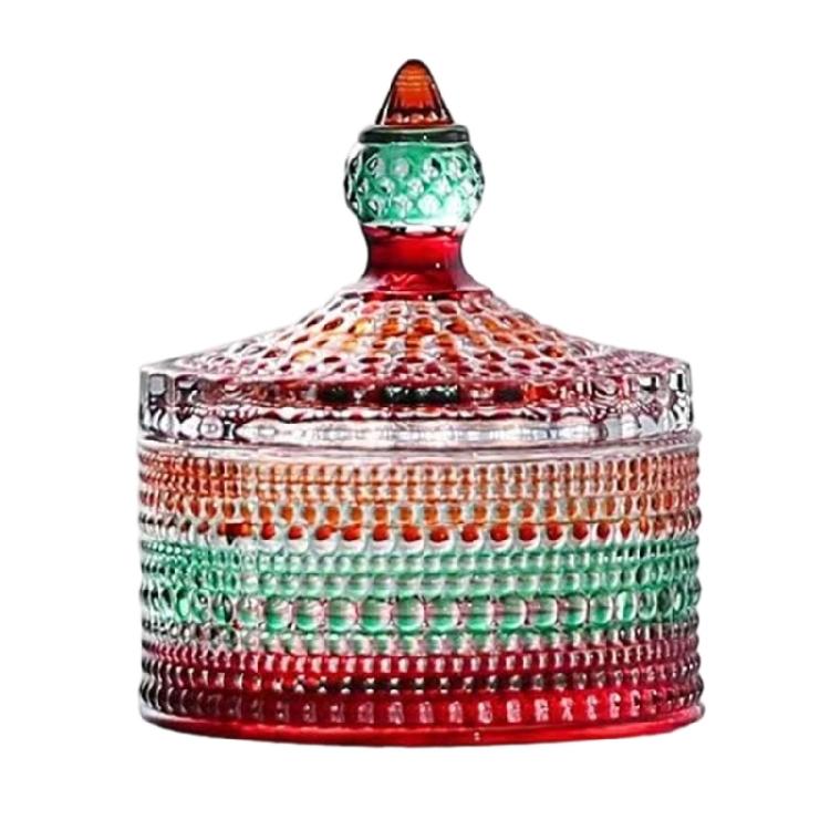Functional Transparent Glass Storage Jar Colorful Designs for Snacks Nut and Accessories Yurt Shaped Sealed Lid S
Functional Transparent Glass Storage Jar Colorful Designs for Snacks Nut and Accessories Yurt Shaped Sealed Lid S