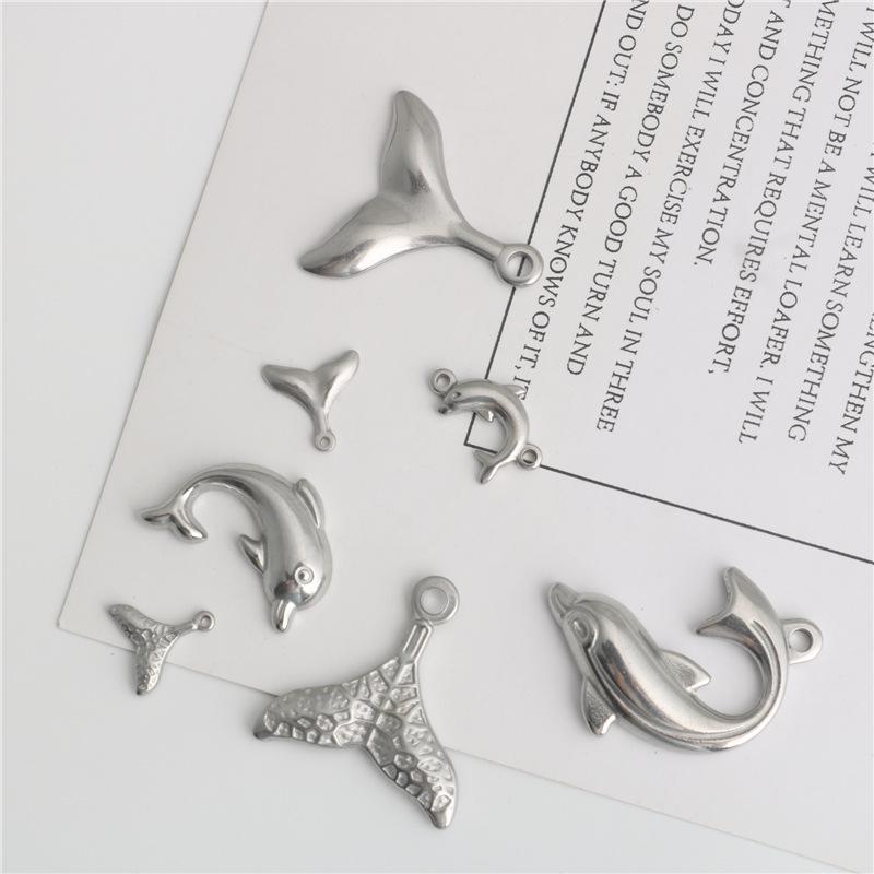 Stainless Steel Dolphin Fishtail Pendant Charm Necklace Bracelet DIY Jewelry Accessories Fishtail 1
Stainless Steel Dolphin Fishtail Pendant Charm Necklace Bracelet DIY Jewelry Accessories Fishtail 1