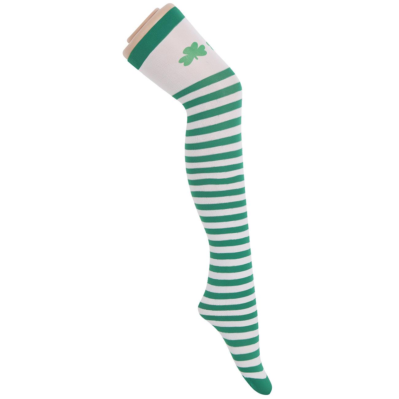Halloween socks, green and white double-sided clover striped socks, Christmas stockings, knee stockings, Christmas stockings One Size
Halloween socks, green and white double-sided clover striped socks, Christmas stockings, knee stockings, Christmas stockings One Size