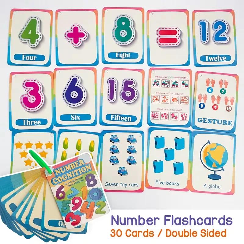 Numbers 1-20 Math Flash Cards-English Cards with Colorful Numeral Trainers for Ages 3-6, Addition & Subtraction Practice
Numbers 1-20 Math Flash Cards-English Cards with Colorful Numeral Trainers for Ages 3-6, Addition & Subtraction Practice