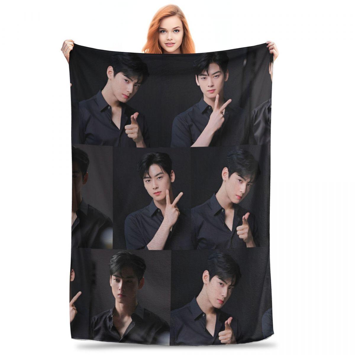 KPOP Cha EunWoo Blanket Flannel Winter Portable Lightweight Thin Throw Blankets for Bed Bedroom Plush Thin Quilt 30x40in
KPOP Cha EunWoo Blanket Flannel Winter Portable Lightweight Thin Throw Blankets for Bed Bedroom Plush Thin Quilt 30x40in