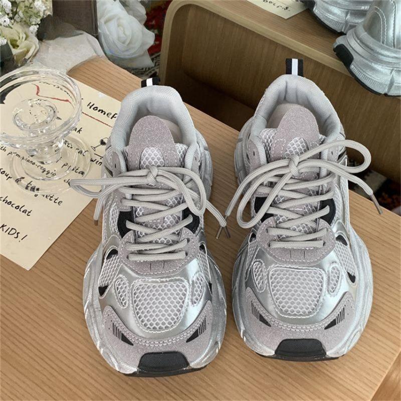 Сетчатые дышащие серебристые платформы папины весенне-осенние новые туфли женская повседневная спортивная обувь кроссовки 36 серебряный
Сетчатые дышащие серебристые платформы папины весенне-осенние новые туфли женская повседневная спортивная обувь кроссовки 36 серебряный