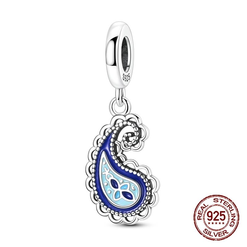 copper Blue Paisley Pattern Pendant Mysterious Symbol Charm Compatible With Authentic Charm Bracelets Women Do It Yourself Jewellery Gift
copper Blue Paisley Pattern Pendant Mysterious Symbol Charm Compatible With Authentic Charm Bracelets Women Do It Yourself Jewellery Gift