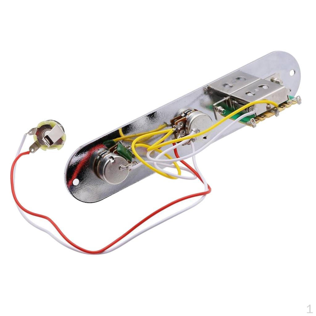 Loaded Control Plate Harness Switch for Electric Guitar
Loaded Control Plate Harness Switch for Electric Guitar