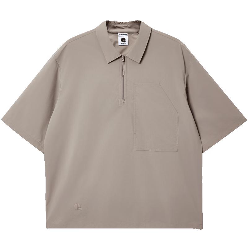 JACK&JONES Men s Half-Zip Casual Shirt M
JACK&JONES Men s Half-Zip Casual Shirt M