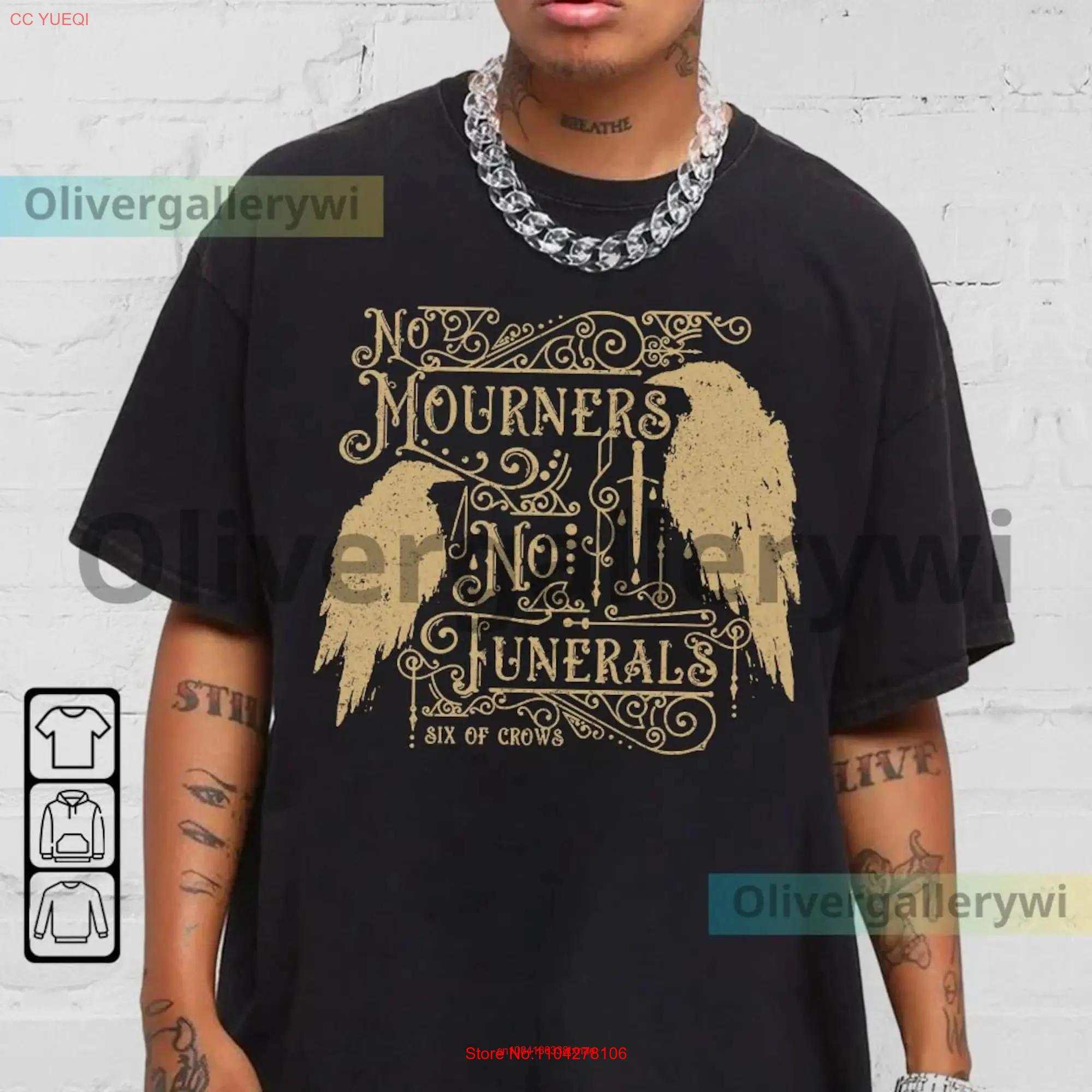 Six Of Crows Book T Shirt Ketterdam Crow Club SweaT v3 No Mourners Funerals Vintage Retro Tre2404MT long or short sleeves 5XL різнокольоровий
Six Of Crows Book T Shirt Ketterdam Crow Club SweaT v3 No Mourners Funerals Vintage Retro Tre2404MT long or short sleeves 5XL різнокольоровий