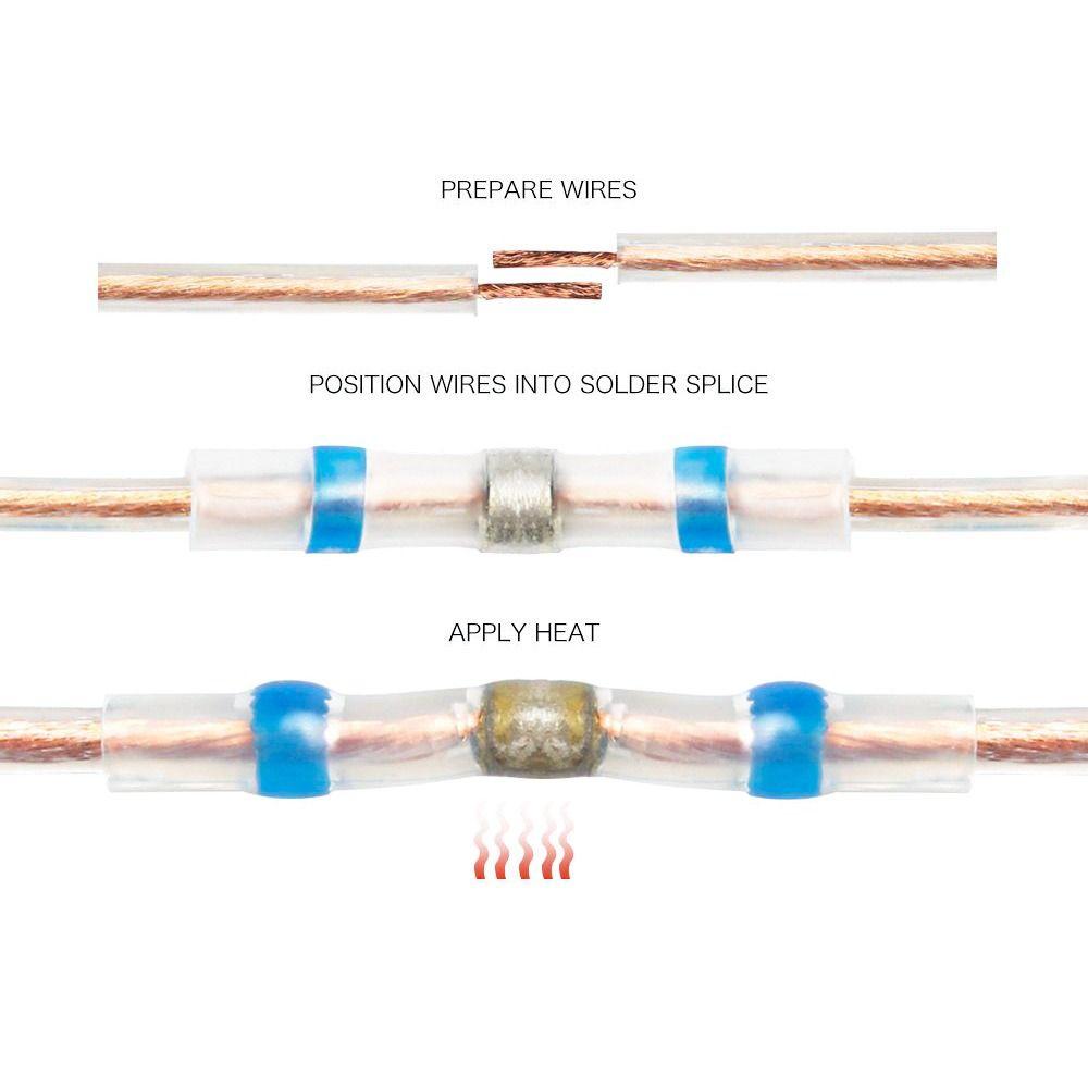 100pcs Waterproof Solder Seal Heat Connector Connect the wires Lug Terminals Electrical automobile 100pcs
100pcs Waterproof Solder Seal Heat Connector Connect the wires Lug Terminals Electrical automobile 100pcs