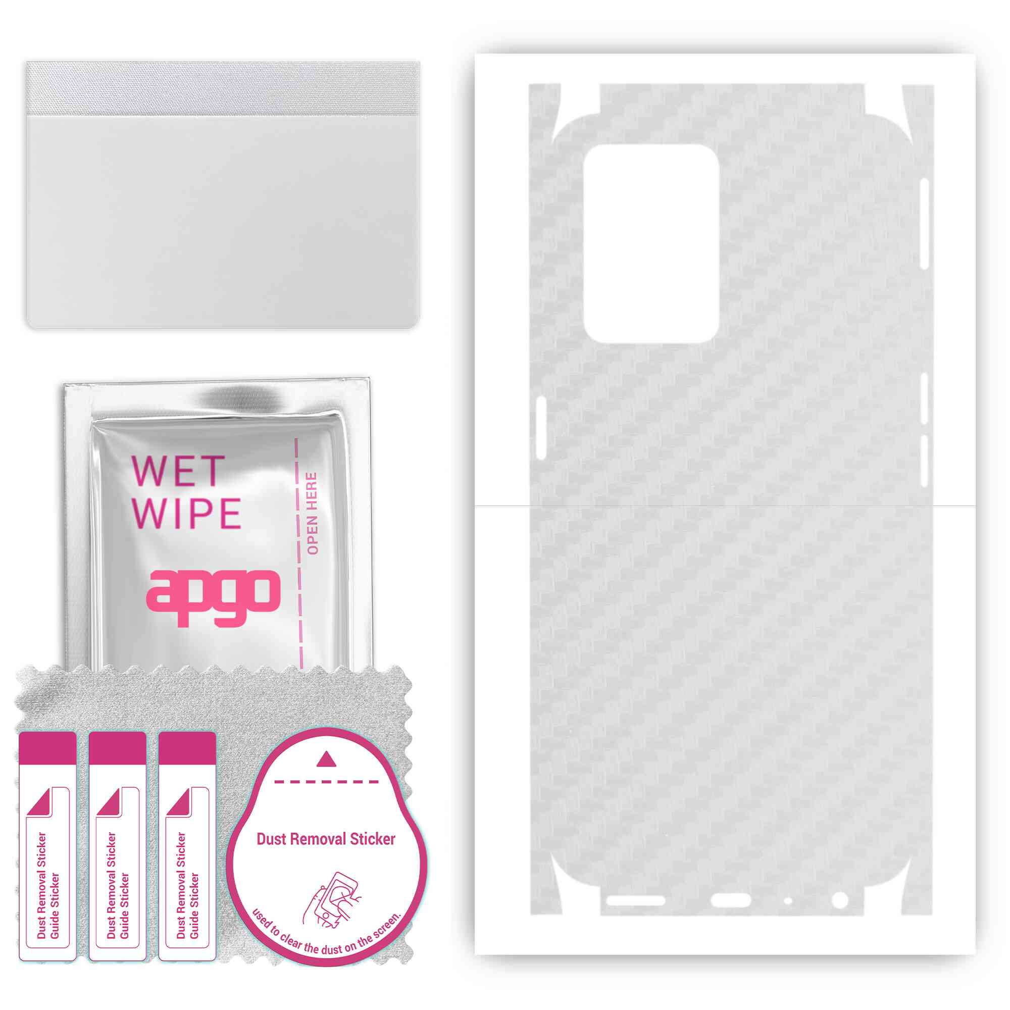 apgo Protective Skin Sticker for the back+sides compatible with OnePlus Nord CE 2 Lite, Full Wrap Film, Foil, Vinyl - Pattern Transparent Carbon
apgo Protective Skin Sticker for the back+sides compatible with OnePlus Nord CE 2 Lite, Full Wrap Film, Foil, Vinyl - Pattern Transparent Carbon