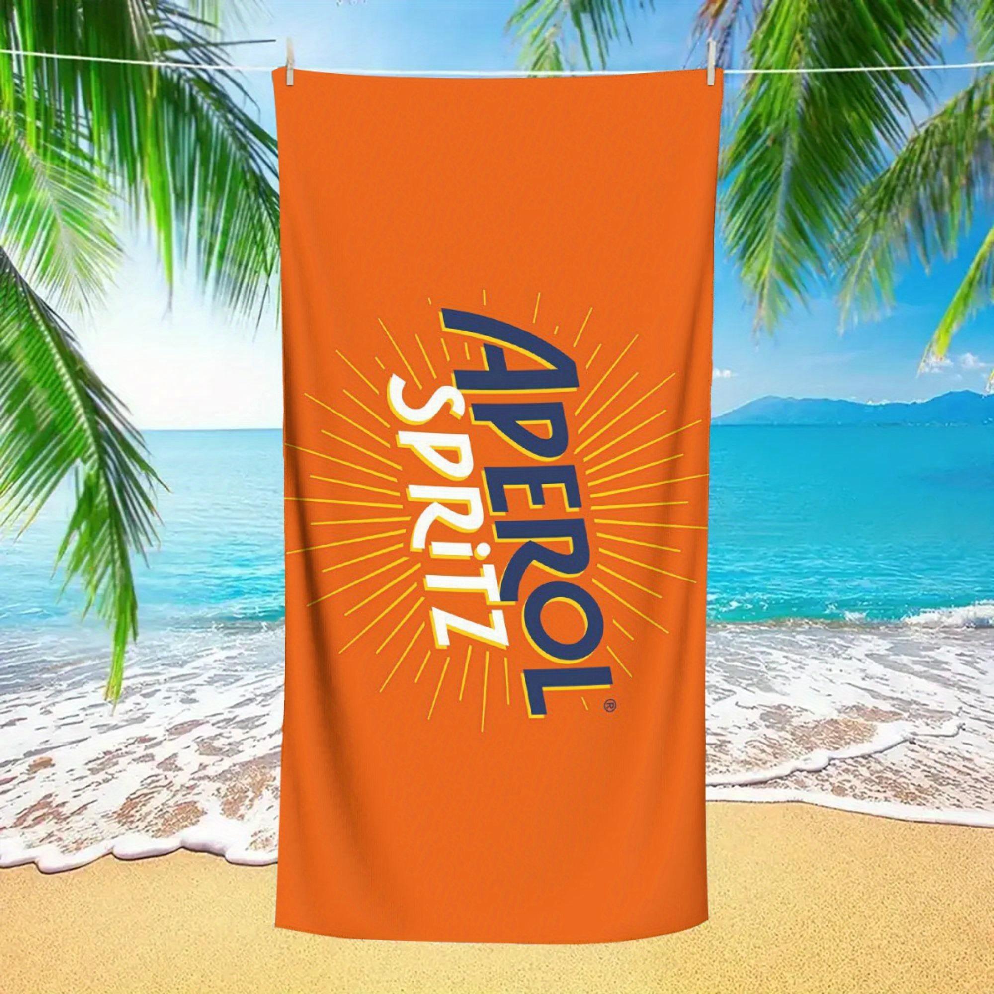 Apro Spritz Themed Beach Towel, Quick Drying Soft Highly Absorbent for Seaside Vacation W40*H60(CM)
Apro Spritz Themed Beach Towel, Quick Drying Soft Highly Absorbent for Seaside Vacation W40*H60(CM)