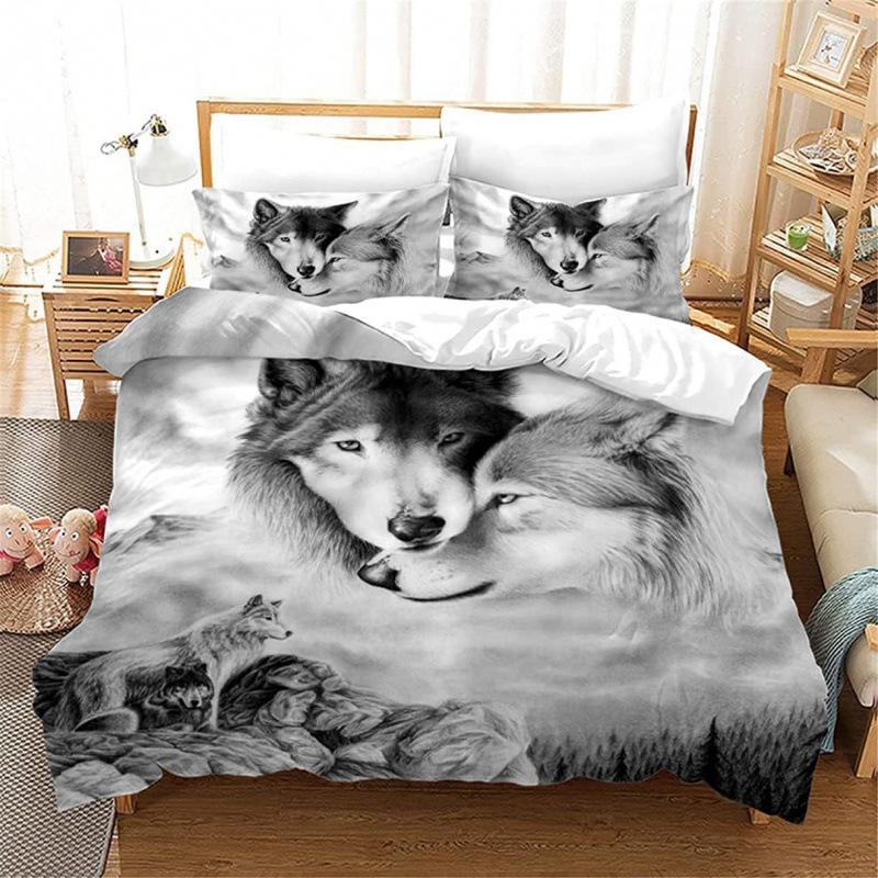 Bedding Kit, Bed Sheet Quilt Cover, Home Textile Three-Piece Set 3D Digital Printing quilt cover 135 * 200 * 1 pillowcase 50 * 75 * 1
Bedding Kit, Bed Sheet Quilt Cover, Home Textile Three-Piece Set 3D Digital Printing quilt cover 135 * 200 * 1 pillowcase 50 * 75 * 1