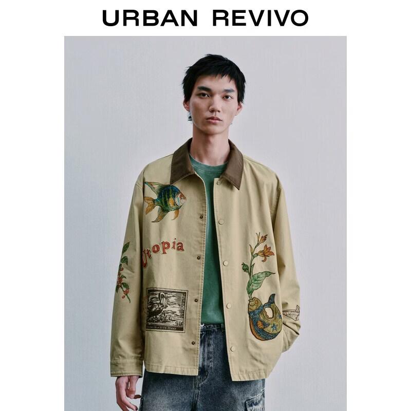 UR Men s Spring Oversized Embroidered Cotton Jacket S
UR Men s Spring Oversized Embroidered Cotton Jacket S