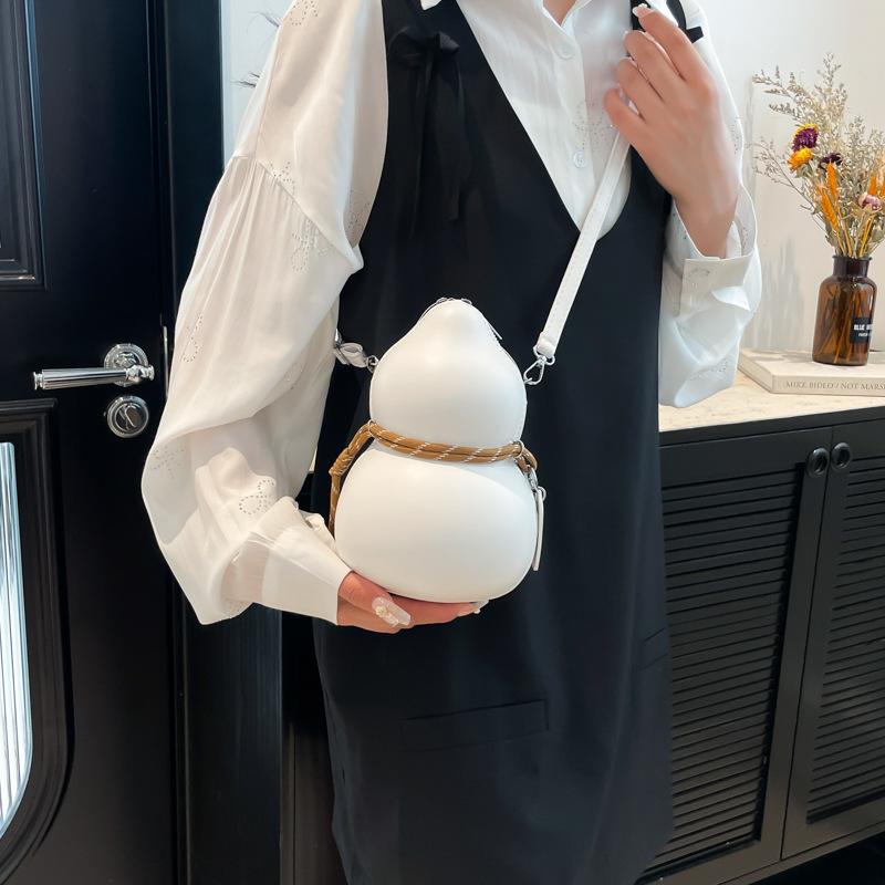 New wine gourd shape personalized design sense i trend new fashion messenger shoulder bag women коричневий
New wine gourd shape personalized design sense i trend new fashion messenger shoulder bag women коричневий