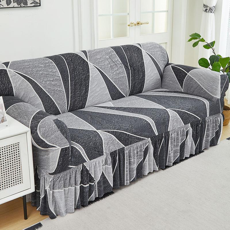 1pc Printed Skirt Sofa Cover Fully Elastic Universal for All Season Lazy Style Integrated Non-Slip Full Sofa Slipcover Protector 1pc Single seat
1pc Printed Skirt Sofa Cover Fully Elastic Universal for All Season Lazy Style Integrated Non-Slip Full Sofa Slipcover Protector 1pc Single seat