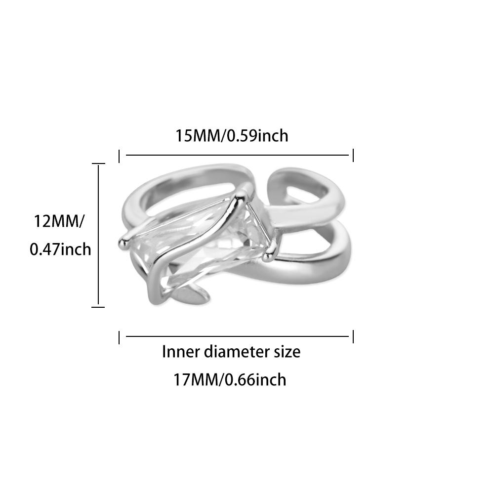 Geometric Zircon Double Layered Ring For Women Stainless Steel Gold Color Ring 2025 New Luxury Fashion Wedding Couple Zircon
Geometric Zircon Double Layered Ring For Women Stainless Steel Gold Color Ring 2025 New Luxury Fashion Wedding Couple Zircon