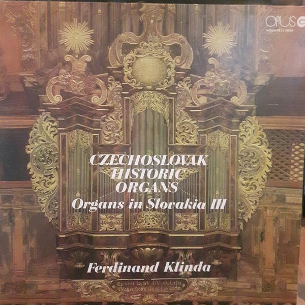 LP Record FERDINAND KLINDA Czechoslovak Historic Organs. Organ 91110850 Opus 1980 Czechoslov Classical Used
LP Record FERDINAND KLINDA Czechoslovak Historic Organs. Organ 91110850 Opus 1980 Czechoslov Classical Used
