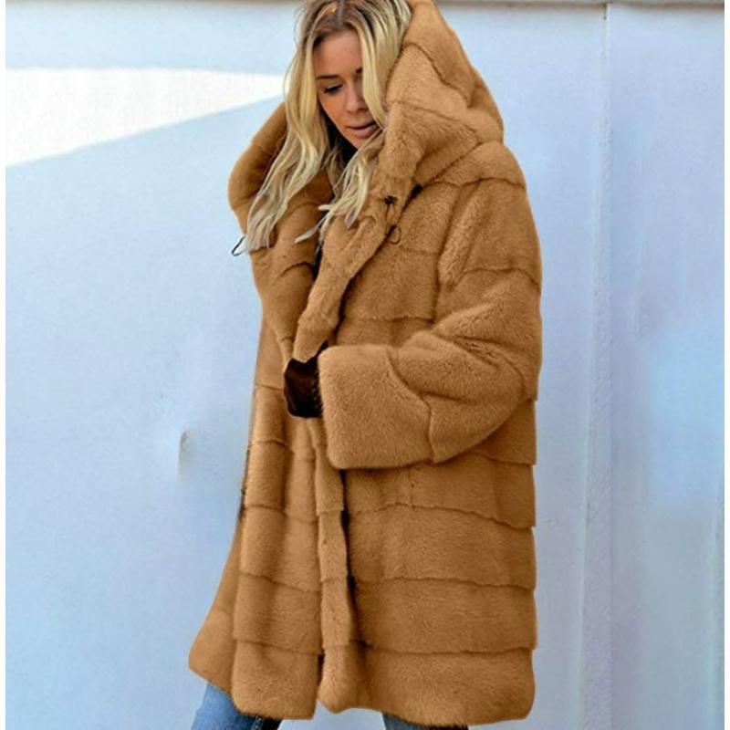Пальто з мінкового флісу однотонне вільне плюшеве з довгими рукавами з капюшоном довге з імітації шкіри жіноче осінньо-зимове тепле пальто M коричневий
Пальто з мінкового флісу однотонне вільне плюшеве з довгими рукавами з капюшоном довге з імітації шкіри жіноче осінньо-зимове тепле пальто M коричневий