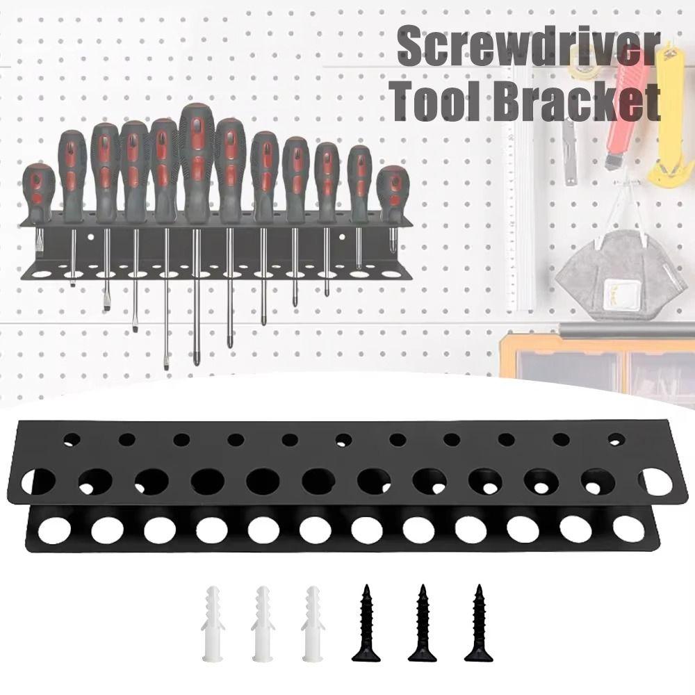 Wall-mounted Tool Storage Rack Iron Hand Tool Organizers Durable Screwdriver Storage Rack
Wall-mounted Tool Storage Rack Iron Hand Tool Organizers Durable Screwdriver Storage Rack