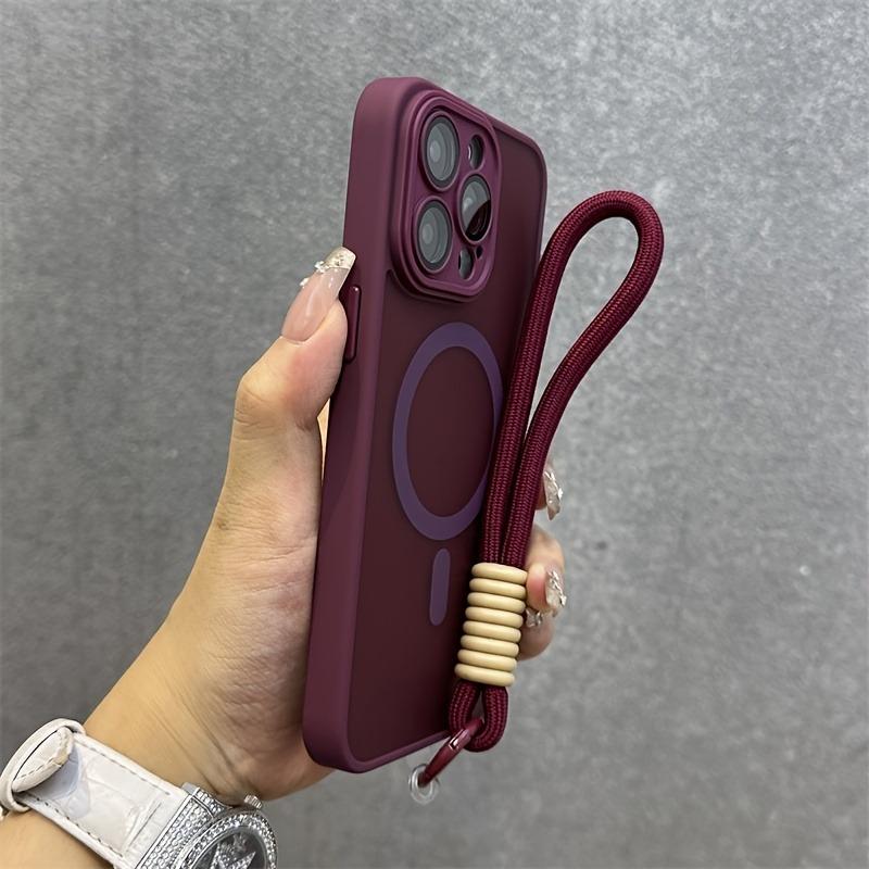 Роскошный прозрачный магнитный чехол для iPhone 16 15 14 13 12 Pro Max Plus С цепочкой-ремешком на запястье Для беспроводной зарядки Magsafe Защитная крышка iPhone 15
Роскошный прозрачный магнитный чехол для iPhone 16 15 14 13 12 Pro Max Plus С цепочкой-ремешком на запястье Для беспроводной зарядки Magsafe Защитная крышка iPhone 15