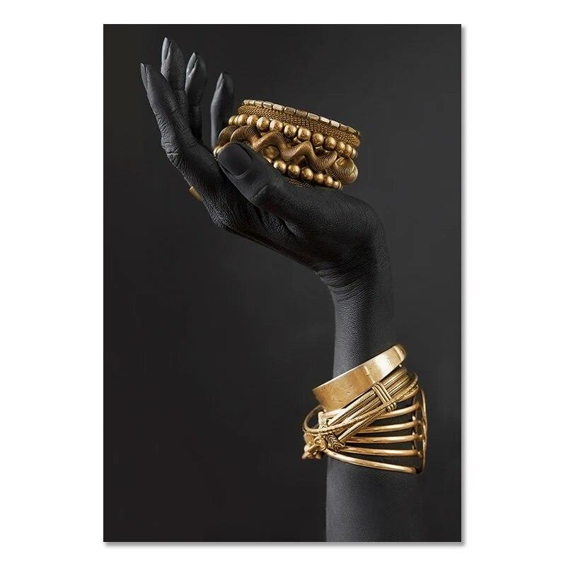 Африканская женщина, настенная живопись, художественные постеры и принты, большая черная женщина, держащая золотые украшения, холст, картина для декора гостиной 21cm×30cm NoFrame
Африканская женщина, настенная живопись, художественные постеры и принты, большая черная женщина, держащая золотые украшения, холст, картина для декора гостиной 21cm×30cm NoFrame