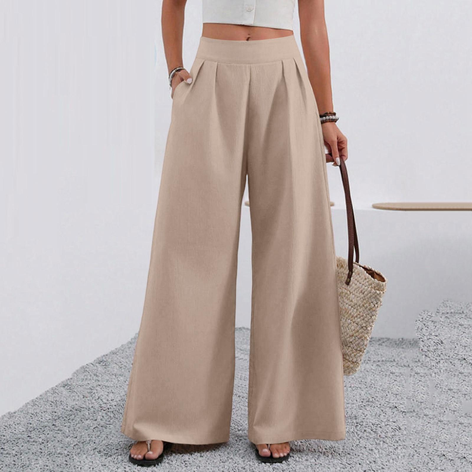 Women s Fashionable Relaxed Fit Comfortable Pocket High-Waisted Versatile Wide-Leg Pants XL хакі
Women s Fashionable Relaxed Fit Comfortable Pocket High-Waisted Versatile Wide-Leg Pants XL хакі