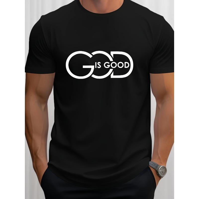 Men S Trendy Short-Sleeve Casual Sports T-Shirt with White Lines And GOD Letter Print, Comfortable Regular Fit, Round Neck 4XL чорний
Men S Trendy Short-Sleeve Casual Sports T-Shirt with White Lines And GOD Letter Print, Comfortable Regular Fit, Round Neck 4XL чорний