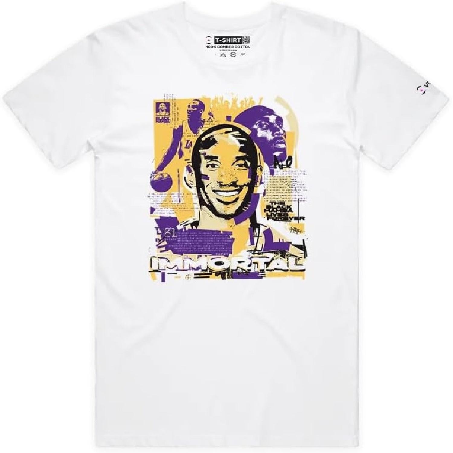 Kobe The Basketball Icon Sports Graphic Tee with Premium Design Los Angeles Immortal Superstar Legacy T-Shirt for The Fans XXXXXL білий
Kobe The Basketball Icon Sports Graphic Tee with Premium Design Los Angeles Immortal Superstar Legacy T-Shirt for The Fans XXXXXL білий