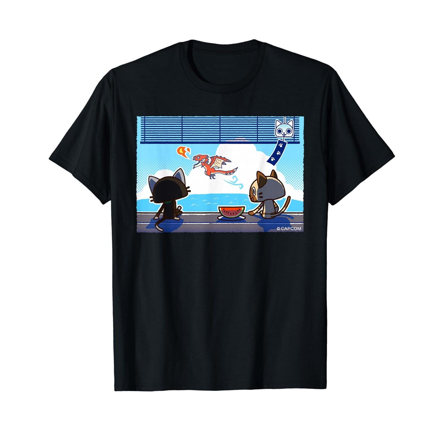 Футболка с Airu и Rest Melaleu из Monster Hunter S чёрный
Футболка с Airu и Rest Melaleu из Monster Hunter S чёрный