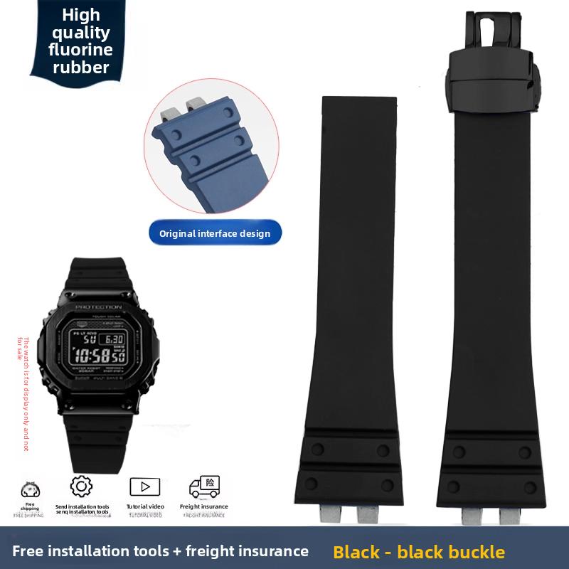 Высококачественный ремешок из FKM-резины для модифицированных Casio GMW-B5000 GM-B2100, фторкаучуковый ремешок для часов, браслет с раскладывающейся застежкой For GMW-B5000
Высококачественный ремешок из FKM-резины для модифицированных Casio GMW-B5000 GM-B2100, фторкаучуковый ремешок для часов, браслет с раскладывающейся застежкой For GMW-B5000