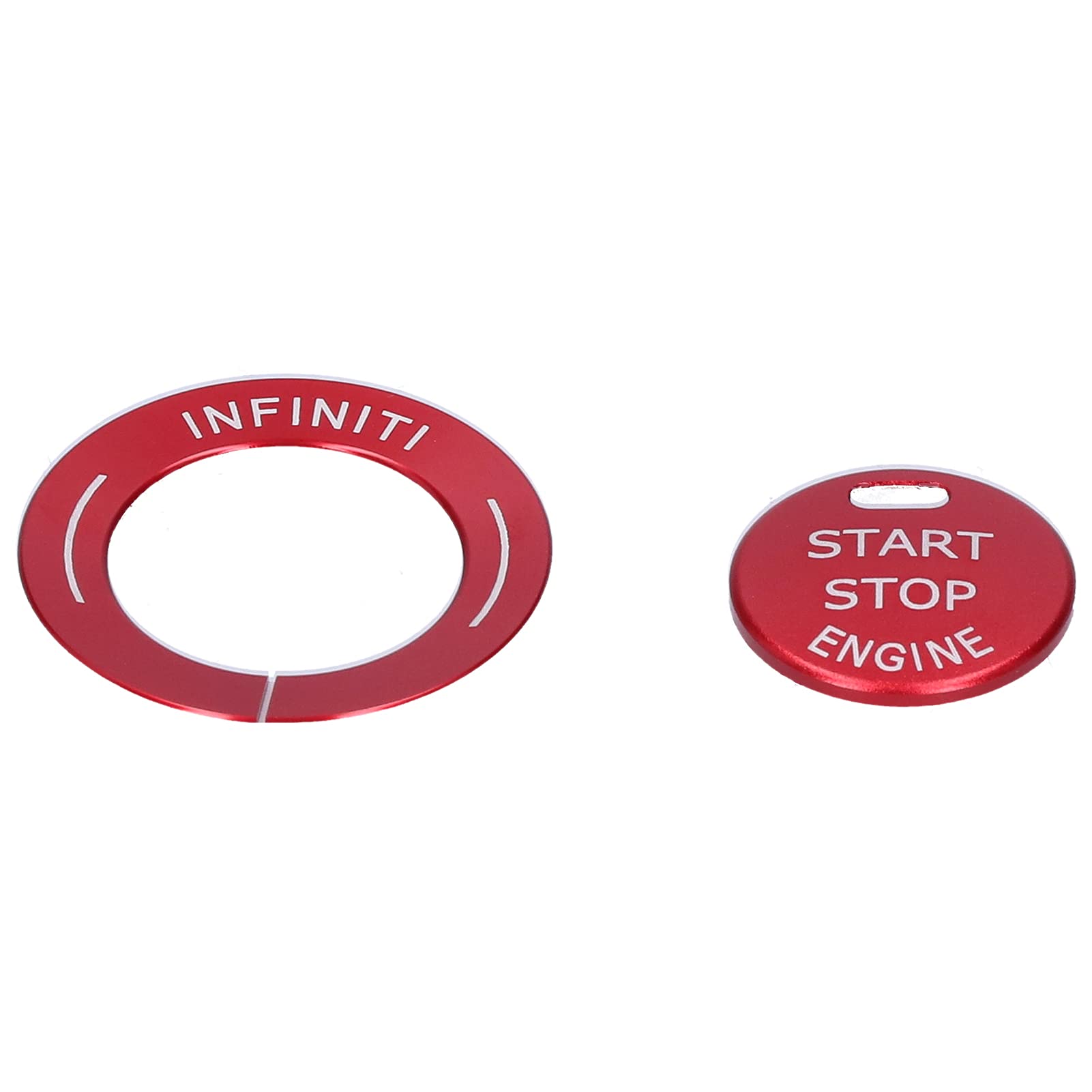 2pcs Engine Start Stop Button Trim Cover Infiniti Q50Q50LQX60 Aluminum Alloy Decoration (Red)
2pcs Engine Start Stop Button Trim Cover Infiniti Q50Q50LQX60 Aluminum Alloy Decoration (Red)