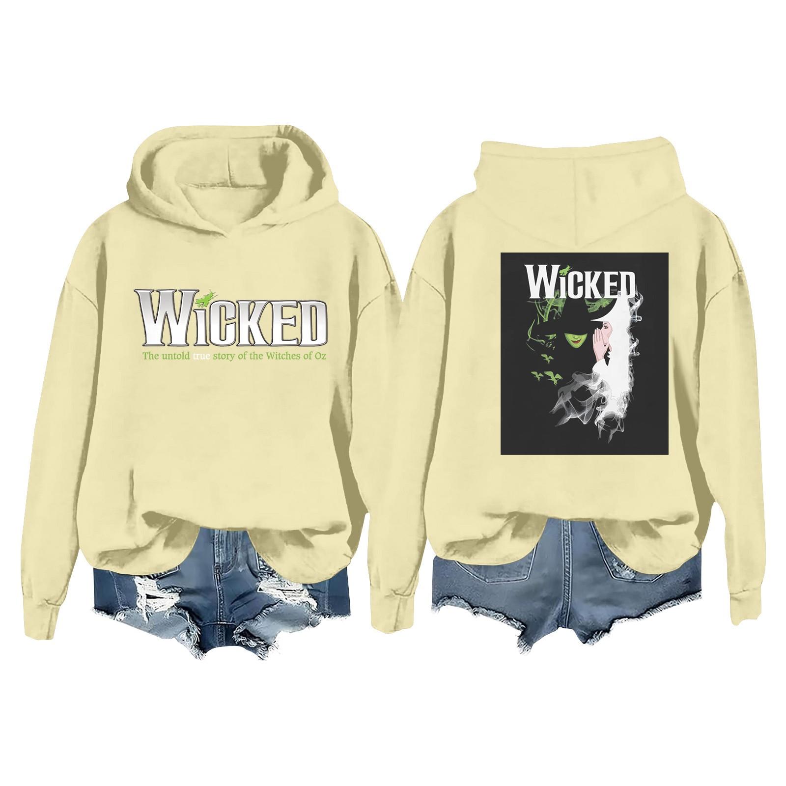 Женская повседневная толстовка с капюшоном и принтом ведьмы с длинными рукавами L бежевый
Женская повседневная толстовка с капюшоном и принтом ведьмы с длинными рукавами L бежевый