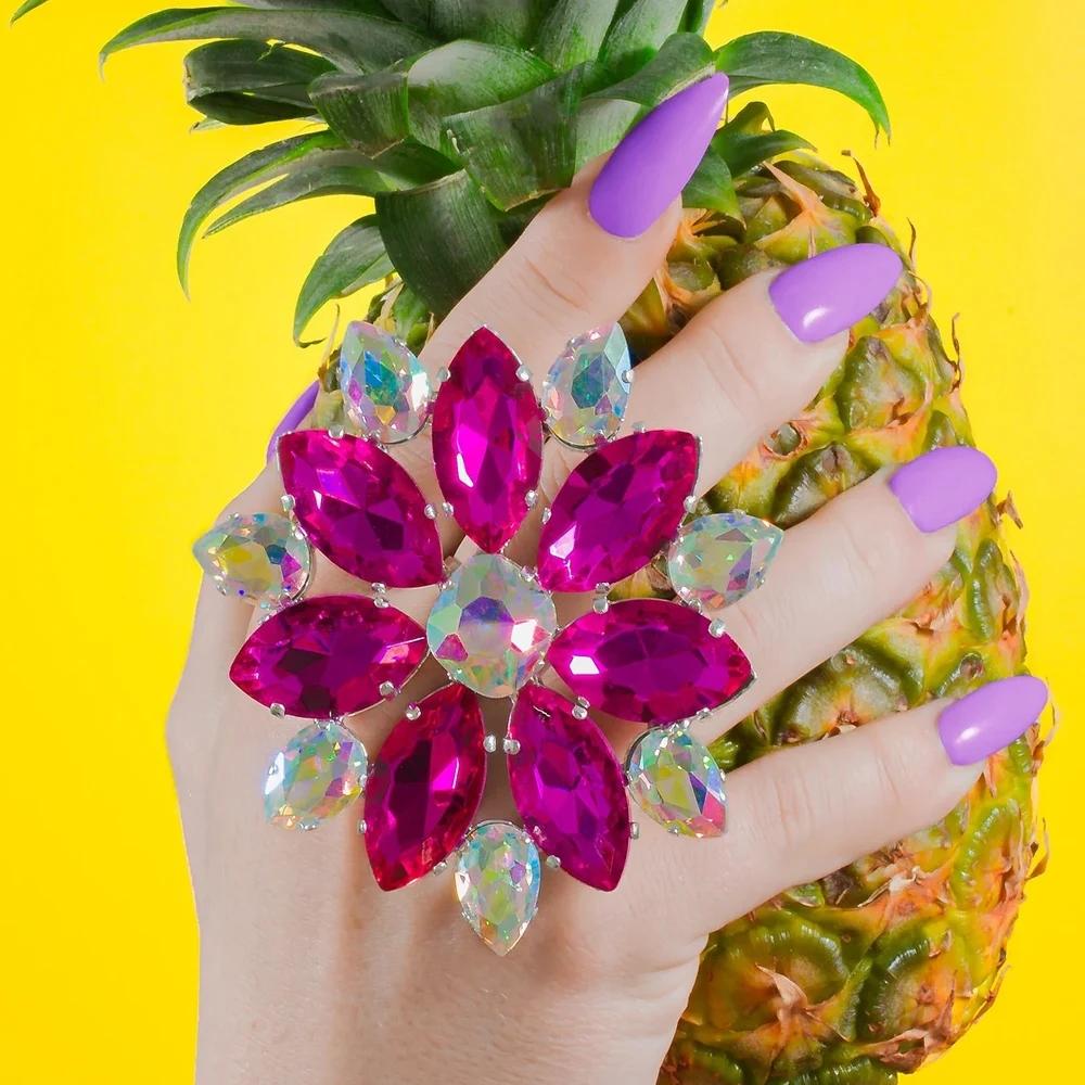 Stonefans преувеличивают открытые кольца со стразами, модные женские аксессуары, элегантное геометрическое кольцо на большой палец, регулируемые ювелирные изделия для выпускного вечера Gold-color
Stonefans преувеличивают открытые кольца со стразами, модные женские аксессуары, элегантное геометрическое кольцо на большой палец, регулируемые ювелирные изделия для выпускного вечера Gold-color