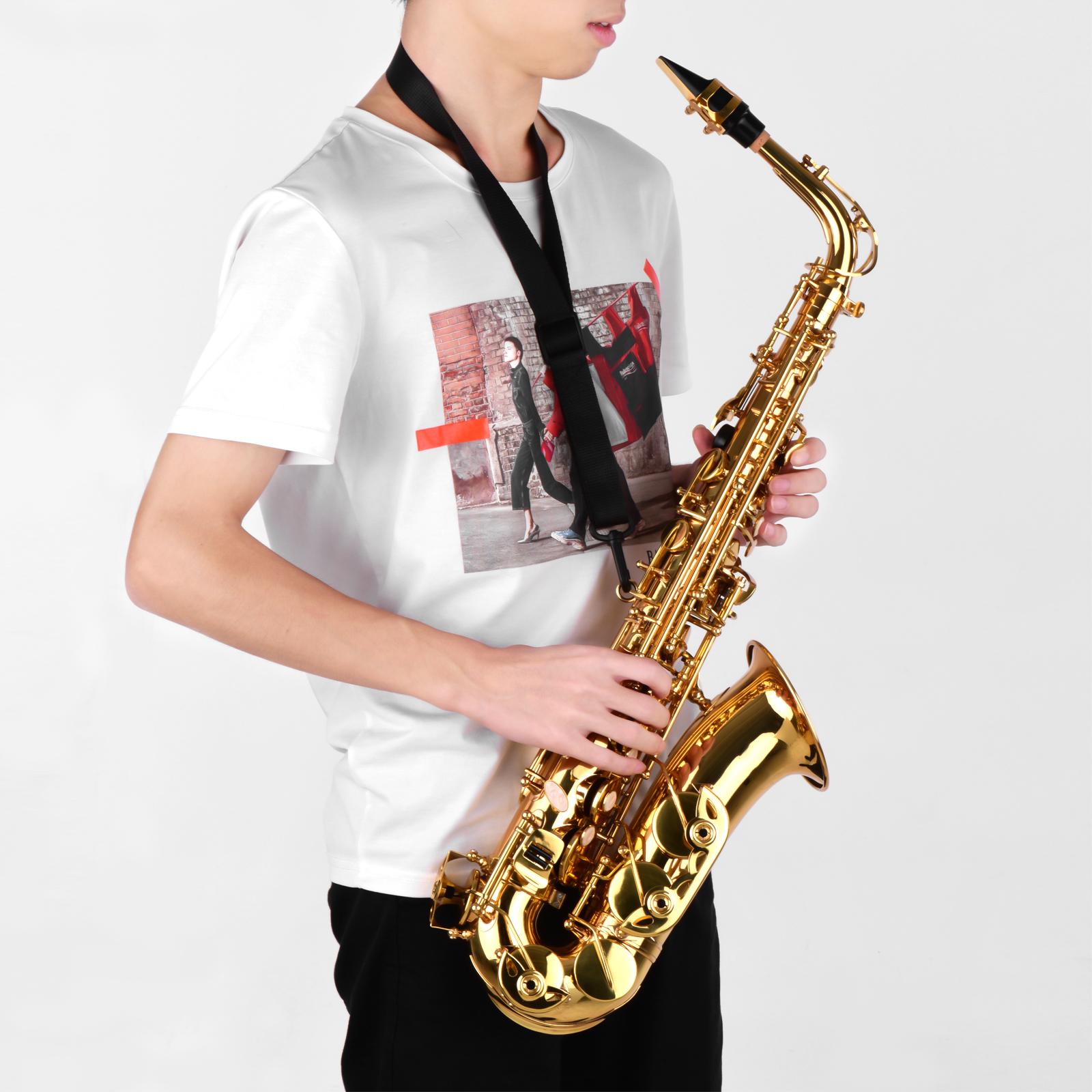AS100 Alto Saxophone Brass Lacquered Alto Sax Wind Instrument with Carry Case Gloves Straps Cleaning Cloth Brush
AS100 Alto Saxophone Brass Lacquered Alto Sax Wind Instrument with Carry Case Gloves Straps Cleaning Cloth Brush