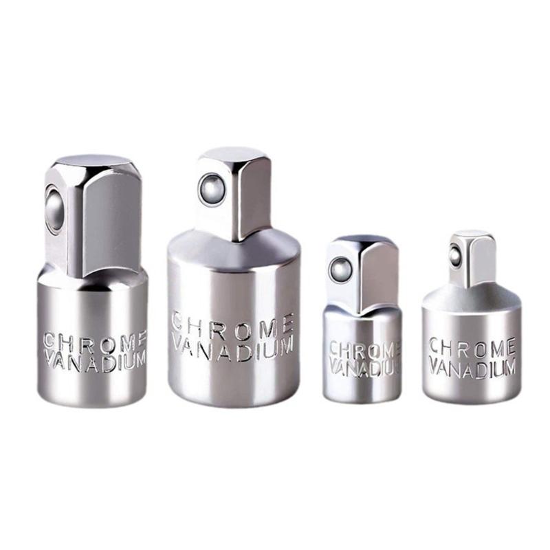 4PCS Impact Adapters and Reducers Set Wrench Conversion 1/4, 3/8, 1/2 Socket Reducers for Impact Driver Conversions 1 срібний
4PCS Impact Adapters and Reducers Set Wrench Conversion 1/4, 3/8, 1/2 Socket Reducers for Impact Driver Conversions 1 срібний