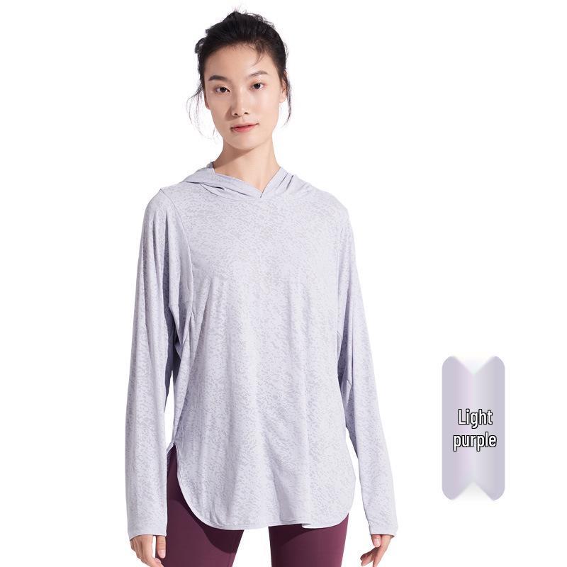 Spring/Summer Women s Plus Size Nude Feeling Hooded Yoga Top - Light, Loose-Fit, Long Sleeve. Medium фіолетовий
Spring/Summer Women s Plus Size Nude Feeling Hooded Yoga Top - Light, Loose-Fit, Long Sleeve. Medium фіолетовий