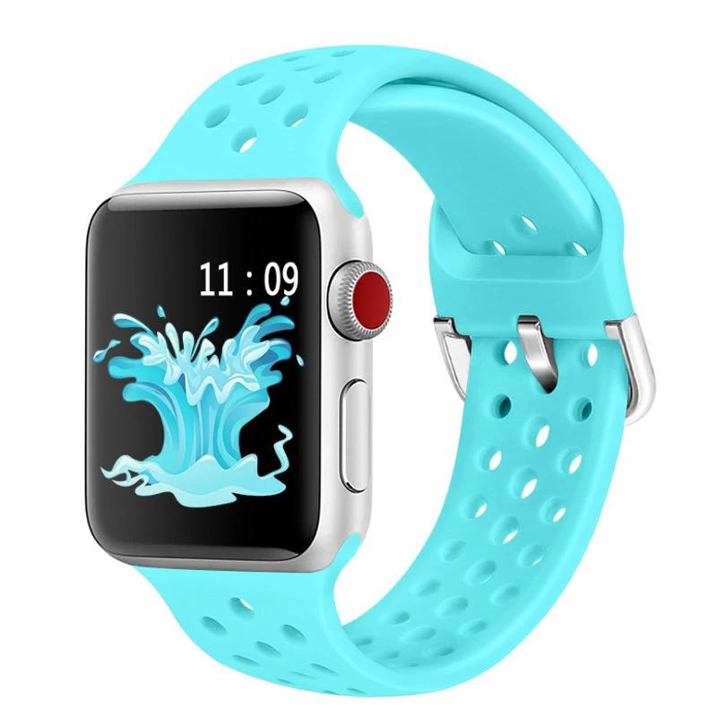 Silicone Strap for Apple Watch Band 45mm 44mm 41mm 42mm 46mm Ultra 2 49mm Sports Breathable Belt iWatch 10 9 8 7 6 5 4 SE Correa S10-42MM 38 40 41mm небесно-голубой
Silicone Strap for Apple Watch Band 45mm 44mm 41mm 42mm 46mm Ultra 2 49mm Sports Breathable Belt iWatch 10 9 8 7 6 5 4 SE Correa S10-42MM 38 40 41mm небесно-голубой